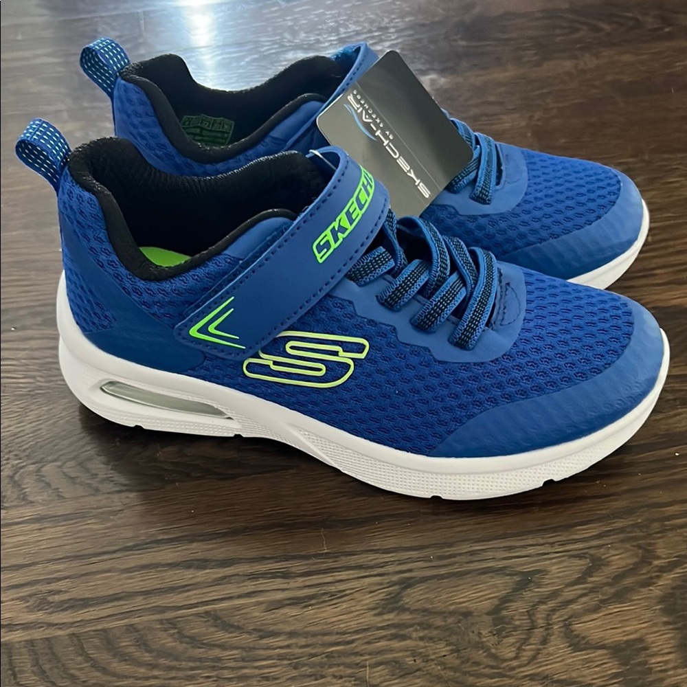Skechers Boys' Microspec Max Vaptix Sneakers Size 1 NWT